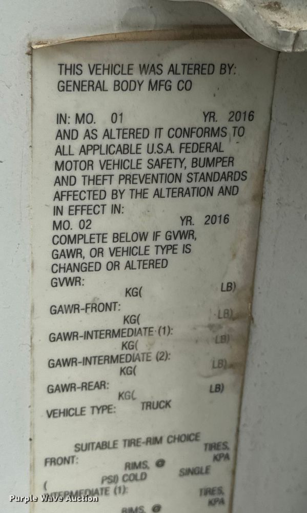 image for item EN0563 2016 RAM 2500 Crew Cab utility bed pickup truck