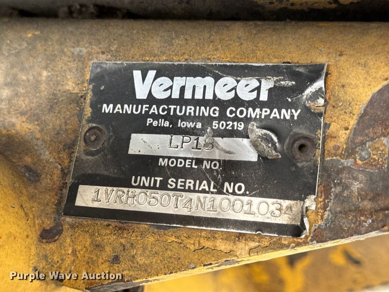 image for item EN0564 1992 Vermeer LM35 trencher