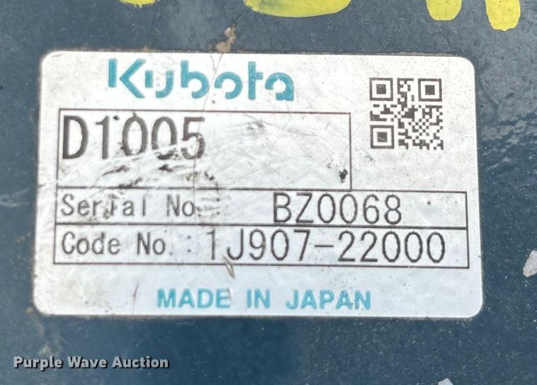 image for item EN5592 2012 Bomag BMP 8500 trench compactor