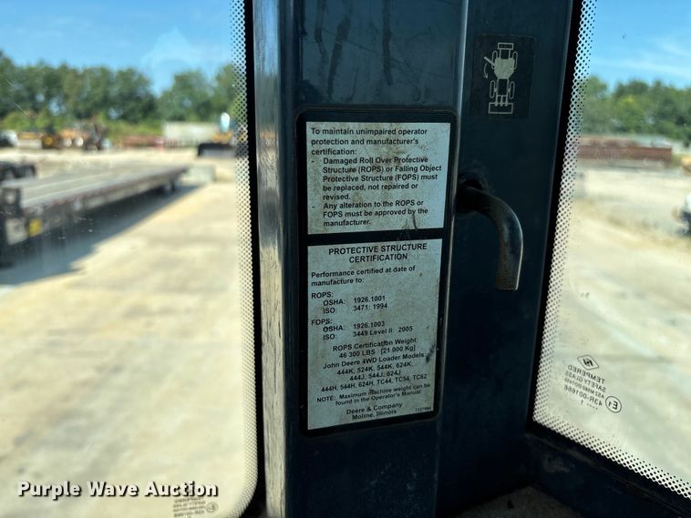 image for item EN5595 2014 John Deere 544K wheel loader