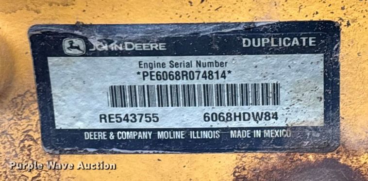 image for item EN5595 2014 John Deere 544K wheel loader