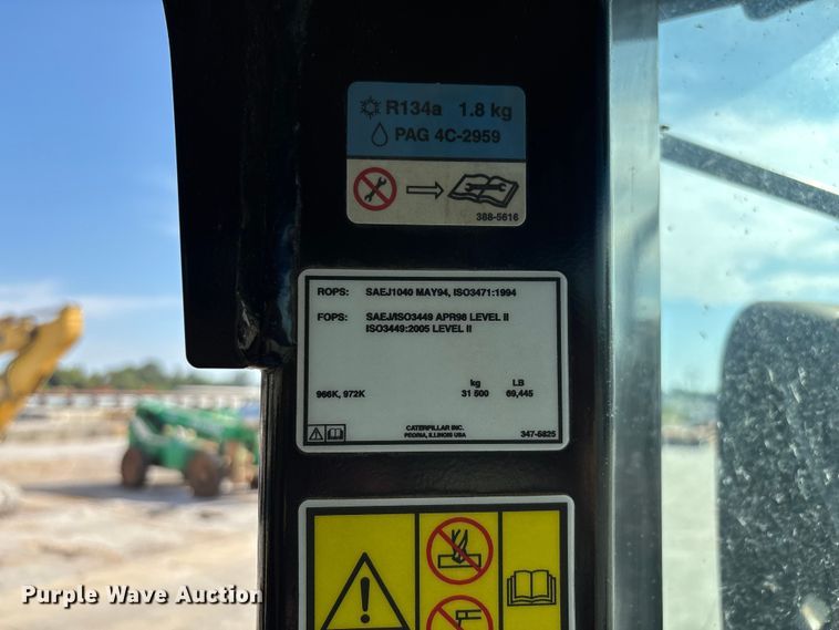 image for item EN5597 2012 Caterpillar 966K wheel loader