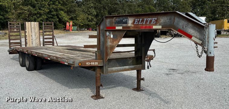 image for item EN5615 2004 Elite equipment trailer