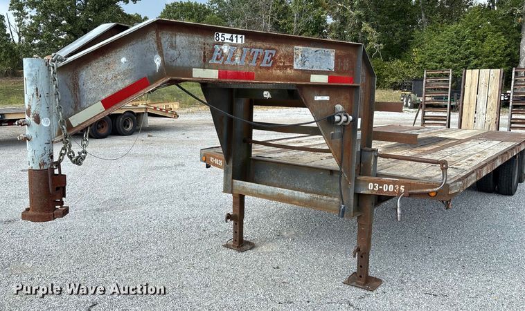 image for item EN5615 2004 Elite equipment trailer