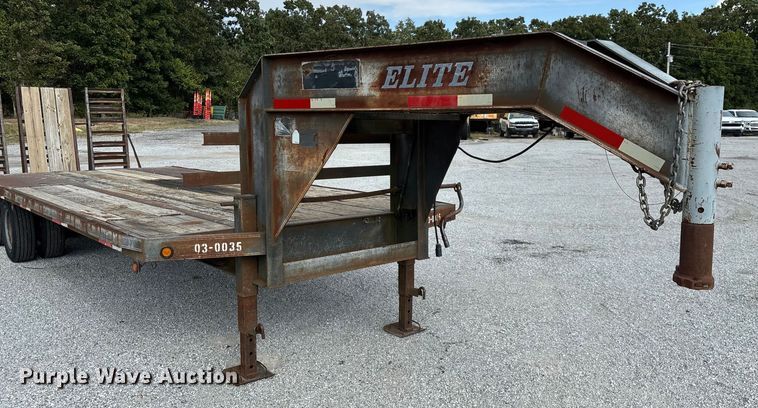 image for item EN5615 2004 Elite equipment trailer