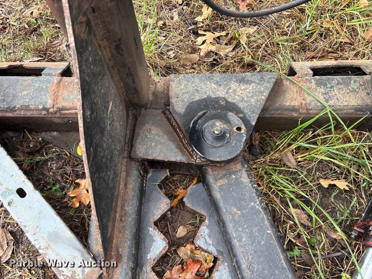 image for item EN5702 Shop built skid steer tree puller 