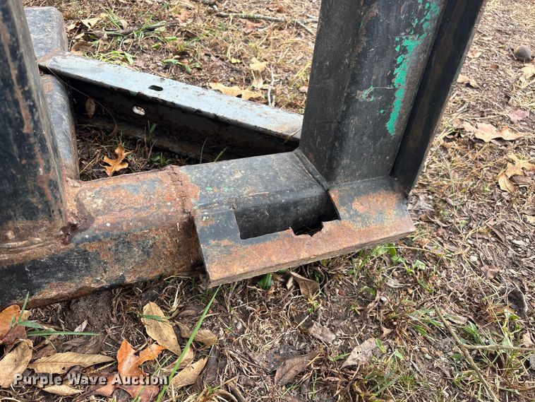 image for item EN5702 Shop built skid steer tree puller 