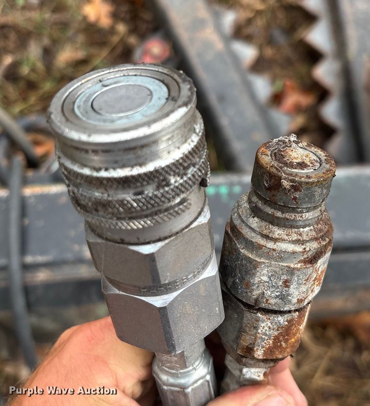 image for item EN5702 Shop built skid steer tree puller 