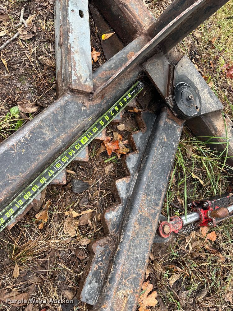 image for item EN5702 Shop built skid steer tree puller 