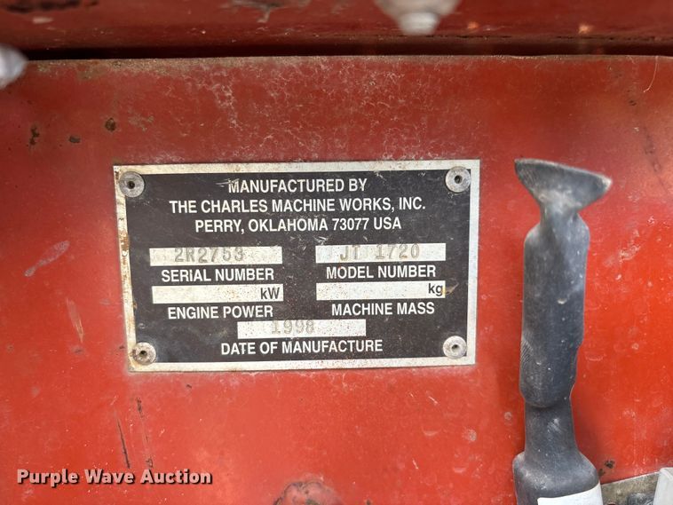 image for item EN5710 1998 Ditch Witch JT1720 directional boring unit