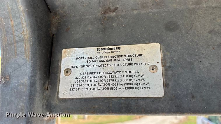 image for item EN5711 2001 Bobcat 331D  mini excavator