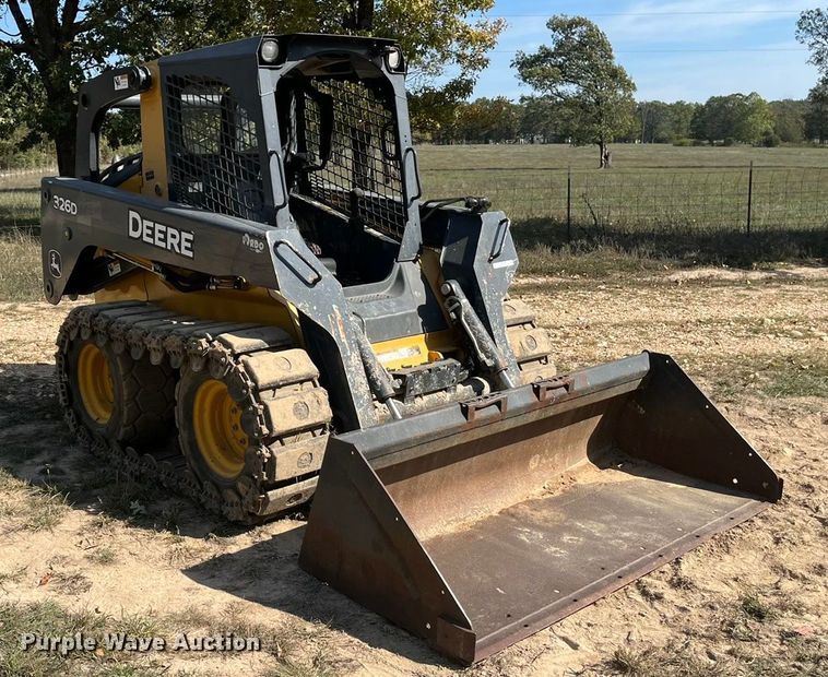 MINI CARGADOR SOBRE RUEDAS 2012 JOHN DEERE 326D