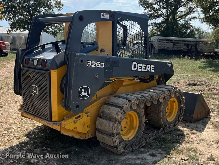 MINI CARGADOR SOBRE RUEDAS 2012 JOHN DEERE 326D
