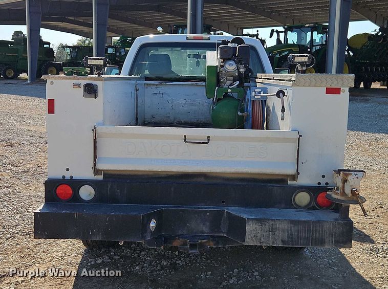 image for item EO4716 2012 Ford F350 Super Duty XL utility bed pickup truck