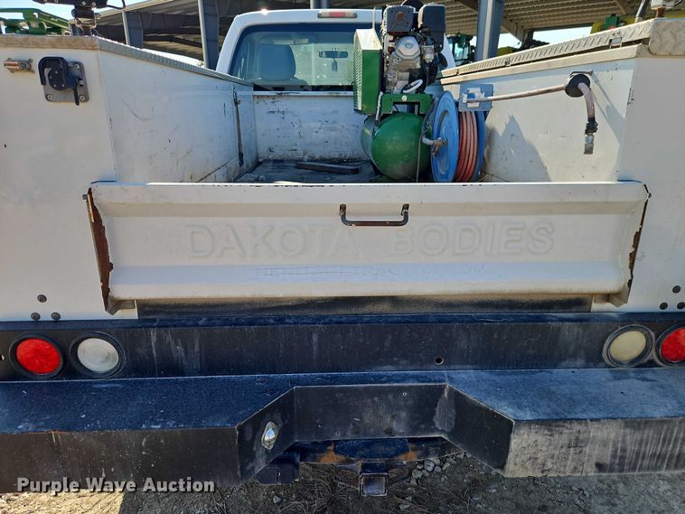 image for item EO4716 2012 Ford F350 Super Duty XL utility bed pickup truck