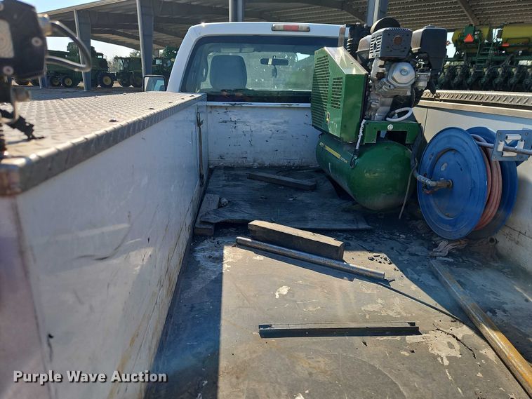 image for item EO4716 2012 Ford F350 Super Duty XL utility bed pickup truck