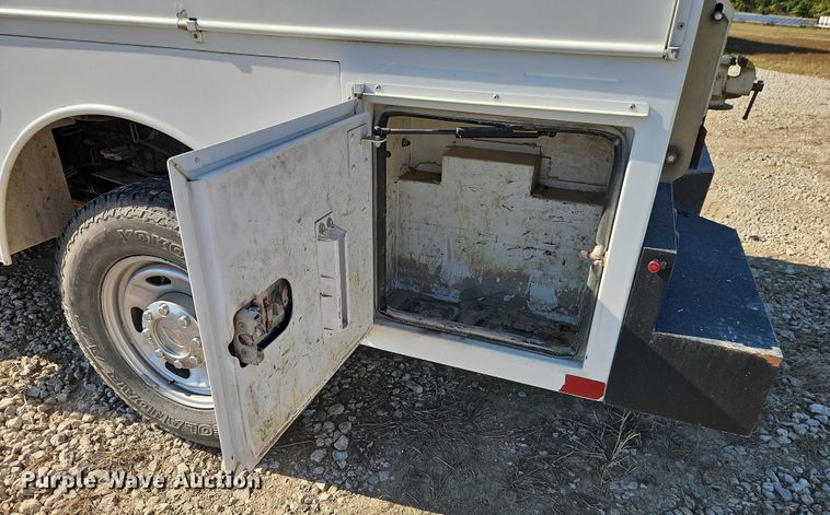 image for item EO4716 2012 Ford F350 Super Duty XL utility bed pickup truck