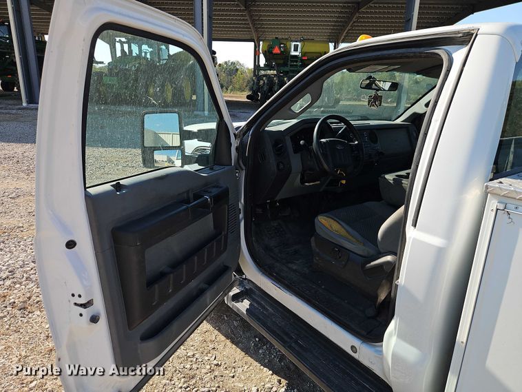 image for item EO4716 2012 Ford F350 Super Duty XL utility bed pickup truck