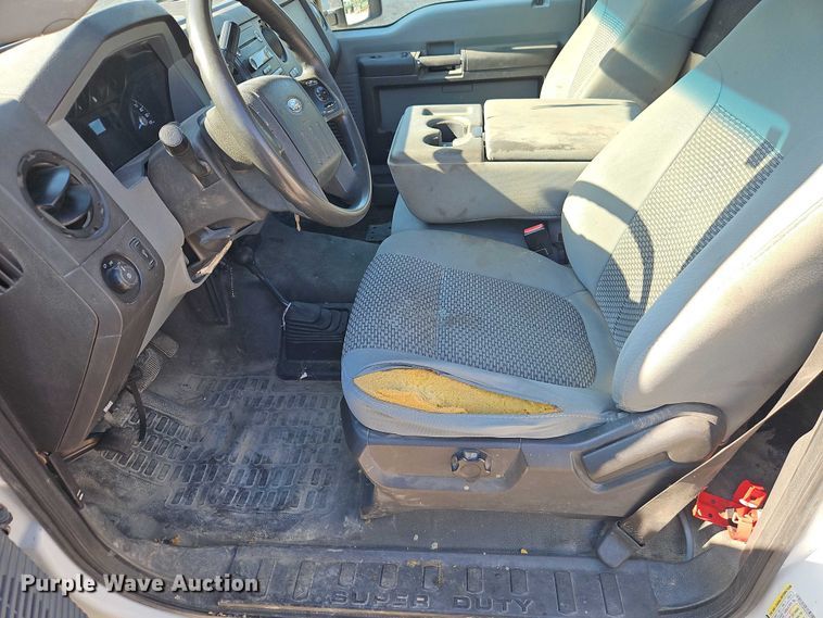 image for item EO4716 2012 Ford F350 Super Duty XL utility bed pickup truck