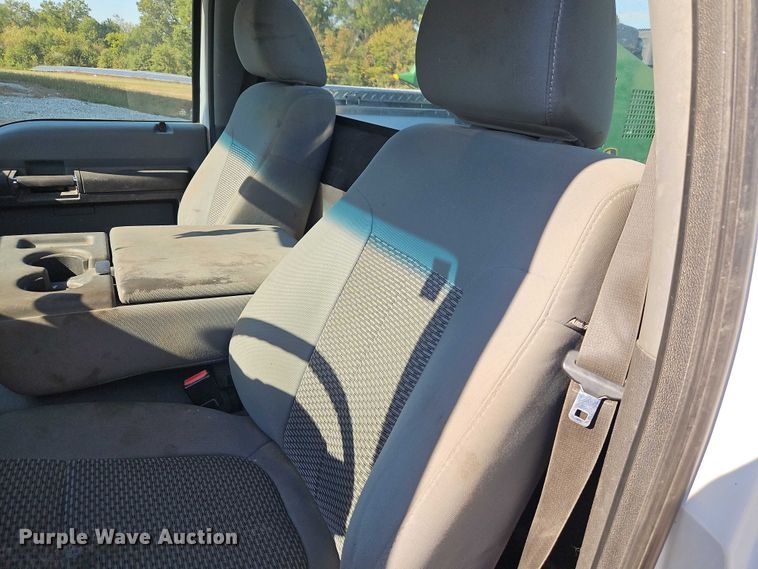 image for item EO4716 2012 Ford F350 Super Duty XL utility bed pickup truck