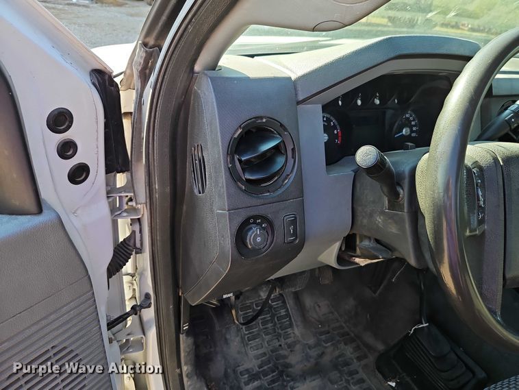 image for item EO4716 2012 Ford F350 Super Duty XL utility bed pickup truck