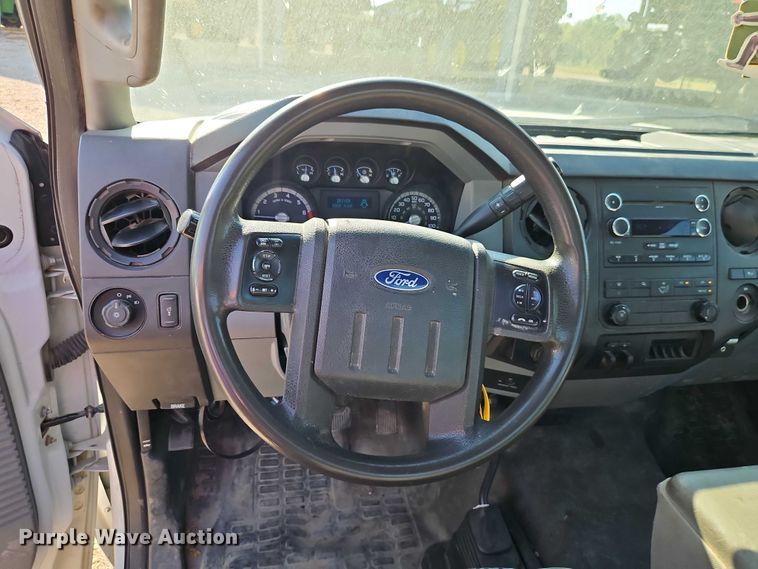 image for item EO4716 2012 Ford F350 Super Duty XL utility bed pickup truck