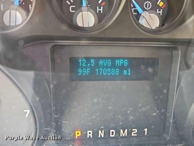 image for item EO4716 2012 Ford F350 Super Duty XL utility bed pickup truck