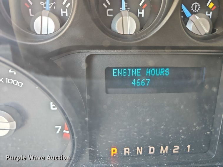 image for item EO4716 2012 Ford F350 Super Duty XL utility bed pickup truck