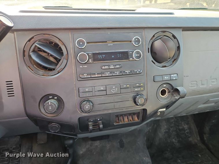 image for item EO4716 2012 Ford F350 Super Duty XL utility bed pickup truck