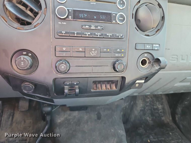 image for item EO4716 2012 Ford F350 Super Duty XL utility bed pickup truck