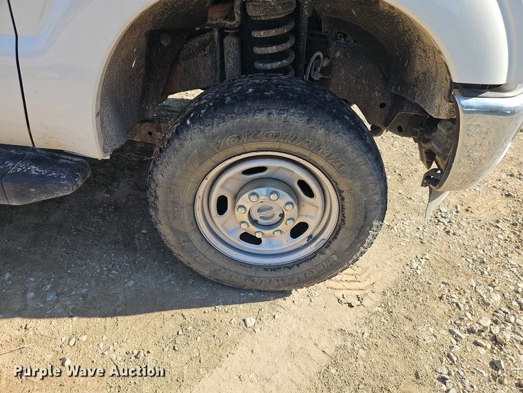 image for item EO4716 2012 Ford F350 Super Duty XL utility bed pickup truck