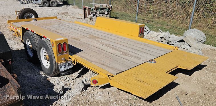 image for item EO4739 2015 Towmaster T-12DT tilt deck utility trailer