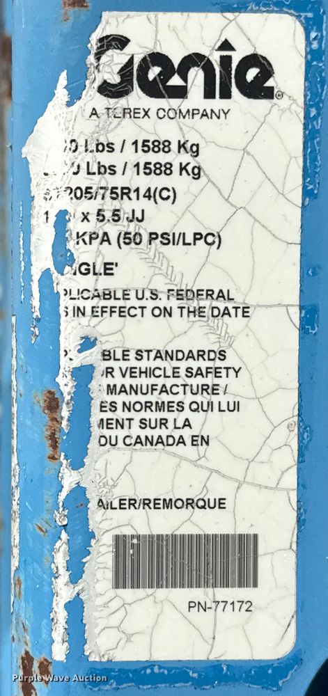 image for item EP0734 2008 Genie TZ34 boom lift