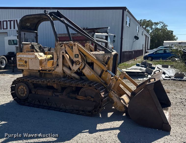 CARGADOR SOBRE ORUGAS 1981 JOHN DEERE 450C