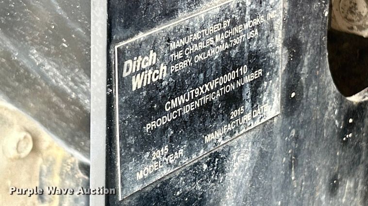 image for item ET3333 2015 Ditch Witch JT9 directional boring unit