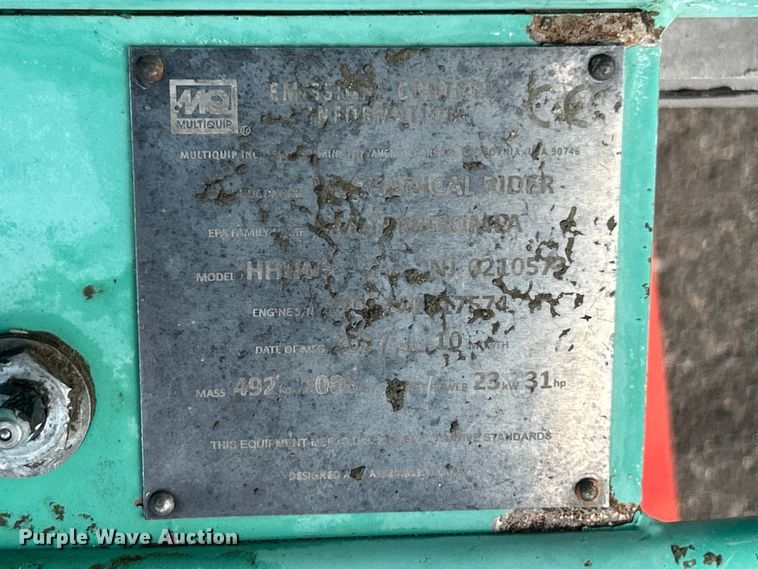 image for item ET3344 2017 Multiquip Whiteman HHNG5 power trowel