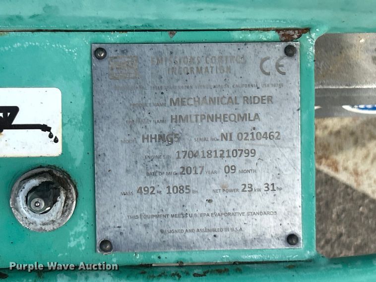 image for item ET3345 2017 Multiquip Whiteman HHNG5 power trowel