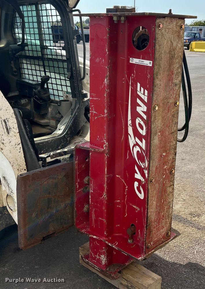 image for item ET3361 Cyclone skid steer hammer