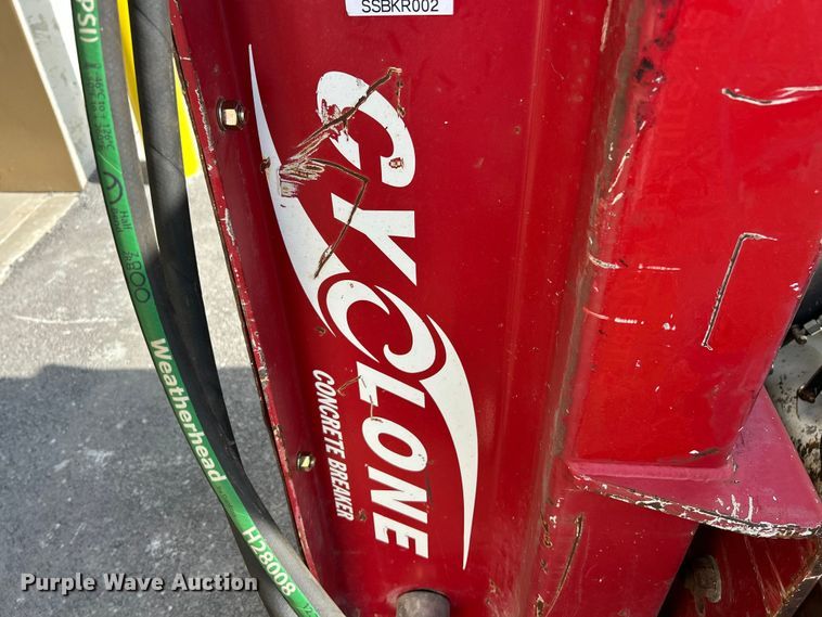 image for item ET3361 Cyclone skid steer hammer