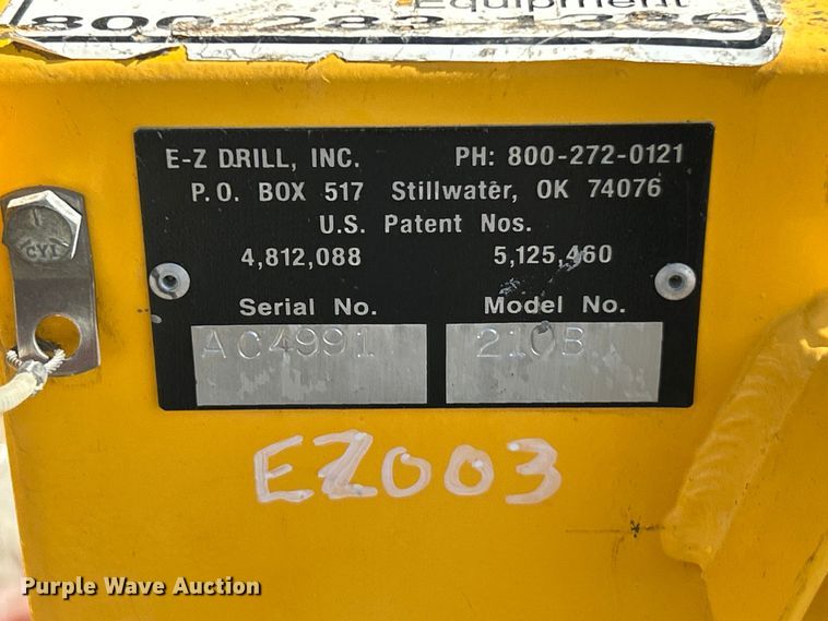 image for item ET3362 (2) EZ Drill 210B concrete drills