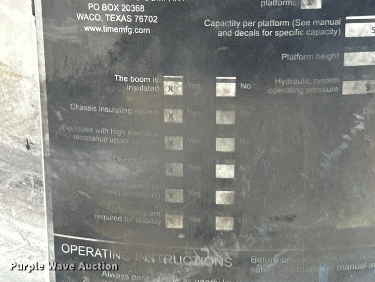 image for item ET3376 2018 RAM 5500HD bucket truck