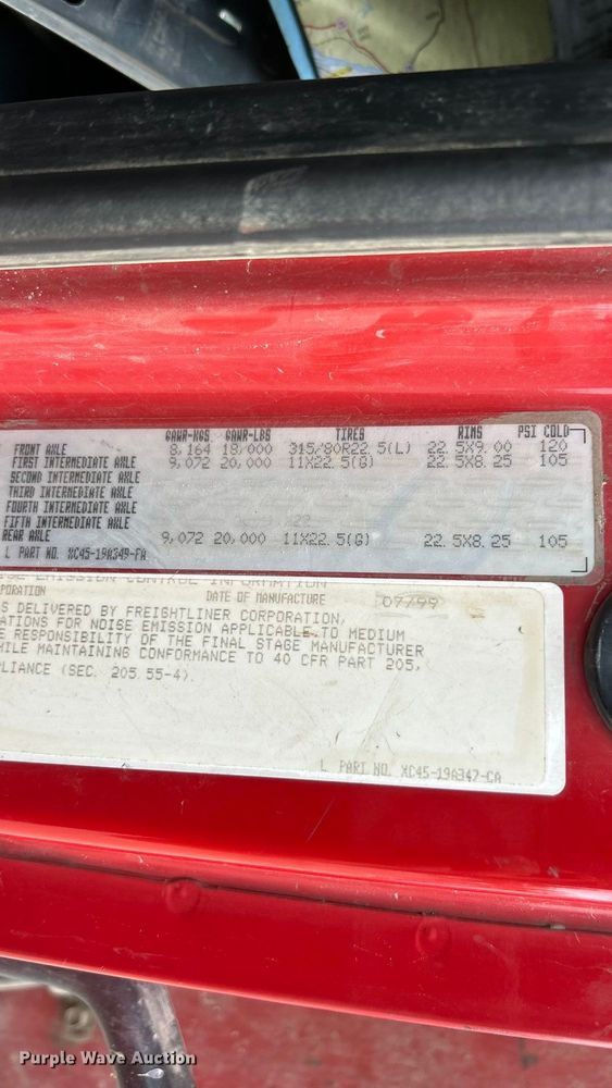 image for item ET3380 2000 Sterling Truck LT8500 