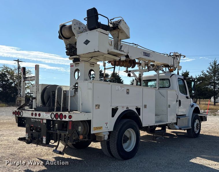 image for item ET7169 2018 Freightliner Business Class M2 digger derrick truck