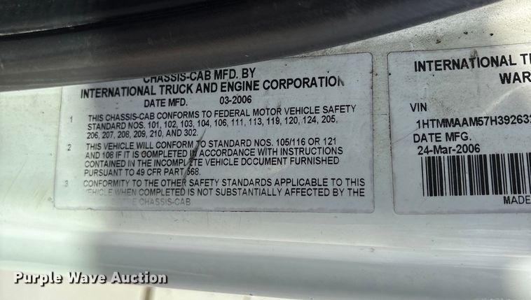 image for item ET7173 2007 International 4300 forestry bucket truck