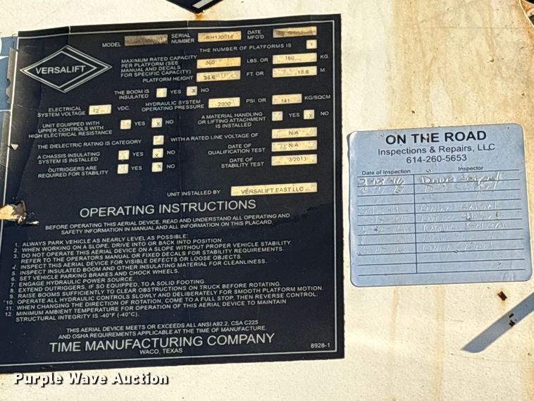 image for item ET7175 2012 Ford F450 bucket truck