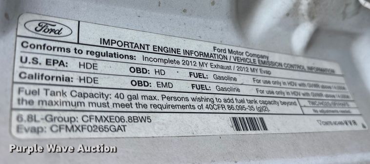 image for item ET7175 2012 Ford F450 bucket truck