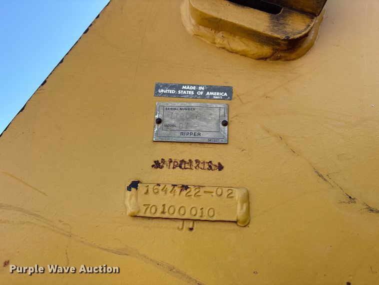 image for item ET7228 2007 Caterpillar D7R dozer