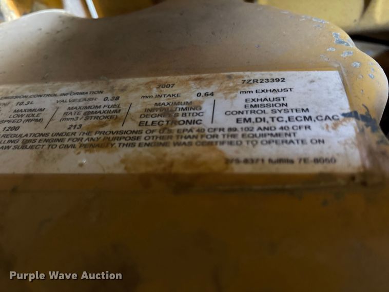 image for item ET7228 2007 Caterpillar D7R dozer