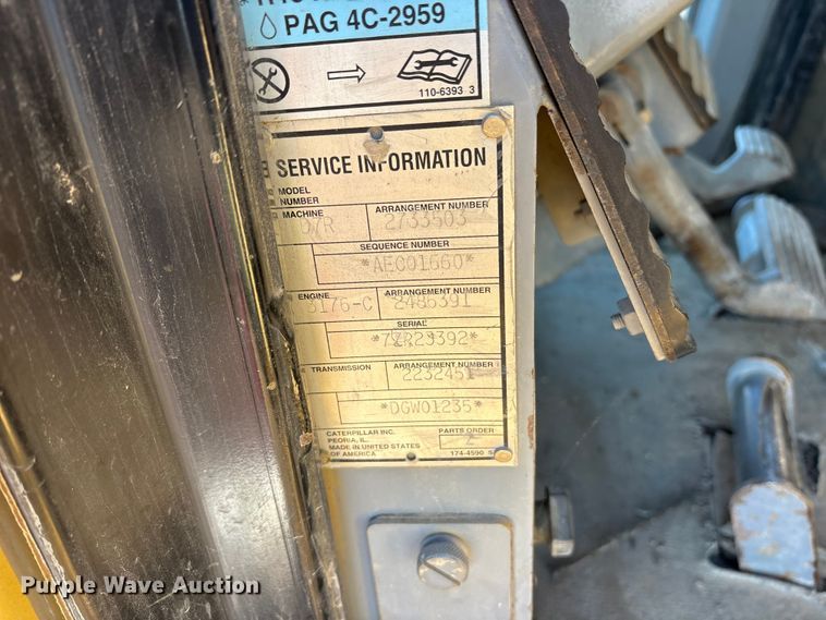 image for item ET7228 2007 Caterpillar D7R dozer