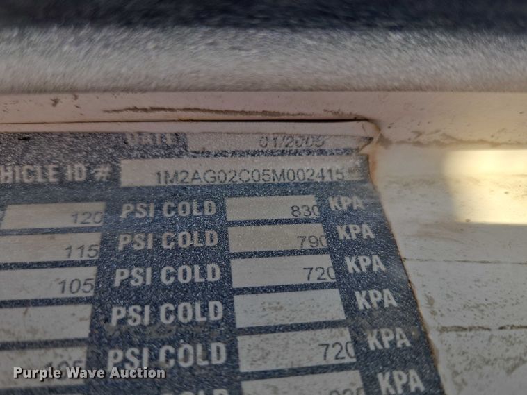 image for item EU3777 2005 Mack CV513 ready mix truck